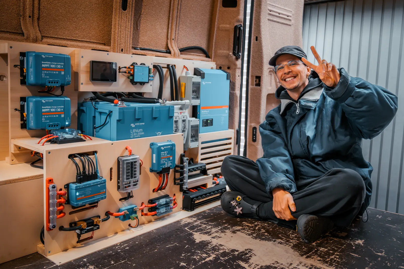 Installation électrique Miary - Iveco Daily Full Victron