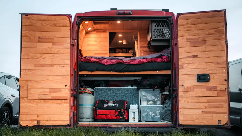 Le fourgon en voyage en Angleterre